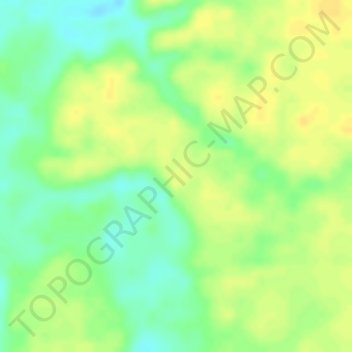 Mapa topográfico Bacia do rio Amazonas, altitud, relieve
