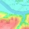 Mapa topográfico Спас-Тешилово, altitud, relieve