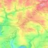 Mapa topográfico Kroas Ar Gorreg, altitud, relieve