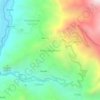 Mapa topográfico Manyampampa, altitud, relieve