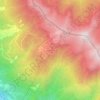 Mapa topográfico Doganaccia, altitud, relieve