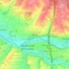 Mapa topográfico Bürg, altitud, relieve