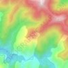 Mapa topográfico Artikutza, altitud, relieve