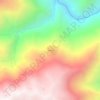 Mapa topográfico Sauki, altitud, relieve