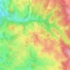 Mapa topográfico Asfaux, altitud, relieve