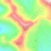 Mapa topográfico Missouri Mountain, altitud, relieve