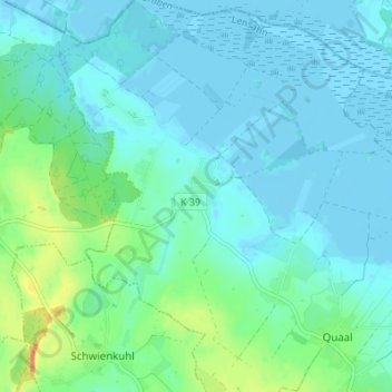 Mapa topográfico Koselau, altitud, relieve