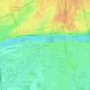 Mapa topográfico L' Île Arrault, altitud, relieve