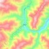 Mapa topográfico 皮擦乡, altitud, relieve