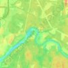 Mapa topográfico Страшево, altitud, relieve
