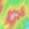 Mapa topográfico Toter Mann, altitud, relieve
