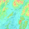 Mapa topográfico 灵川县, altitud, relieve