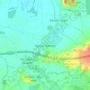 Mapa topográfico Rackel, altitud, relieve