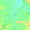 Mapa topográfico Lavras da Mangabeira, altitud, relieve