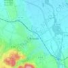 Mapa topográfico Brioude, altitud, relieve