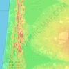 Mapa topográfico 40600, altitud, relieve