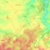 Mapa topográfico Ségry, altitud, relieve