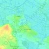 Mapa topográfico Le Vanneau-Irleau, altitud, relieve