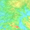 Mapa topográfico 40230, altitud, relieve