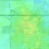 Mapa topográfico Redstone, altitud, relieve