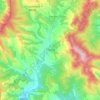 Mapa topográfico Thoard, altitud, relieve