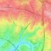 Mapa topográfico Atakent Mahallesi, altitud, relieve