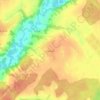 Mapa topográfico Королёво, altitud, relieve