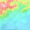 Mapa topográfico Pacora, altitud, relieve