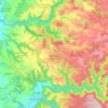 Mapa topográfico Montredon-Labessonnié, altitud, relieve