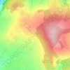 Mapa topográfico Mountseskin, altitud, relieve
