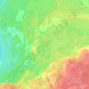 Mapa topográfico Кобона, altitud, relieve