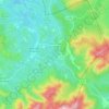 Mapa topográfico Fraissé-des-Corbières, altitud, relieve