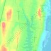 Mapa topográfico Sleepy Hollow Lake, altitud, relieve