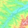 Mapa topográfico L'Isle-Jourdain, altitud, relieve