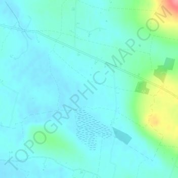 Mapa topográfico Liscoffy (Kelly), altitud, relieve