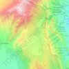 Mapa topográfico Municipio de Aconquija, altitud, relieve
