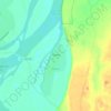 Mapa topográfico городское поселение Кузино, altitud, relieve