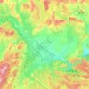 Mapa topográfico 30190, altitud, relieve