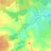 Mapa topográfico Козлевщина, altitud, relieve