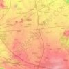 Mapa topográfico Wiedemar, altitud, relieve