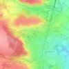 Mapa topográfico La Ville-du-Bois, altitud, relieve