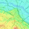 Mapa topográfico Itabashi, altitud, relieve