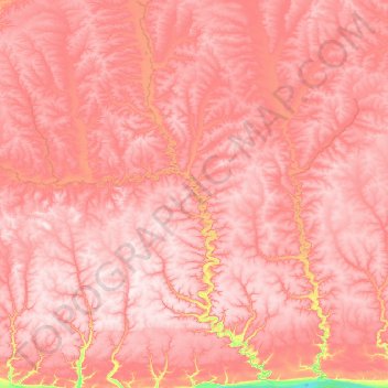 Mapa topográfico Марха, altitud, relieve