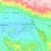 Mapa topográfico Cercado, altitud, relieve