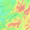 Mapa topográfico Amparo, altitud, relieve