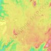 Mapa topográfico Guildford, altitud, relieve