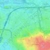 Mapa topográfico 75019, altitud, relieve