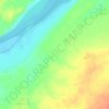 Mapa topográfico Chenpur, altitud, relieve