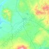 Mapa topográfico Panos, altitud, relieve