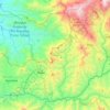 Mapa topográfico Piñas, altitud, relieve